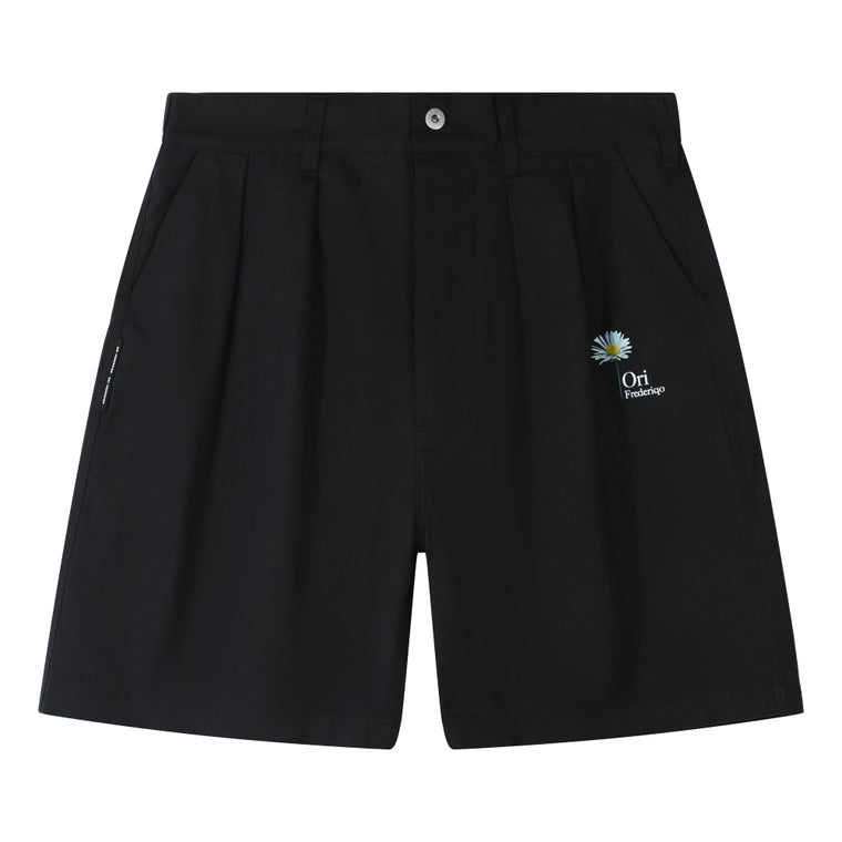 ORI FREDERIQO LEISURE SHORTS-BLACK