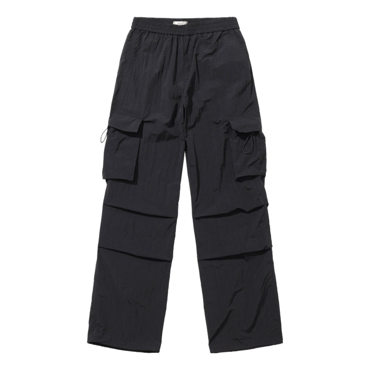 MISHKA W LETTER WOVEN PANTS-BLACK