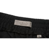 MISHKA W LETTER WOVEN PANTS-BLACK