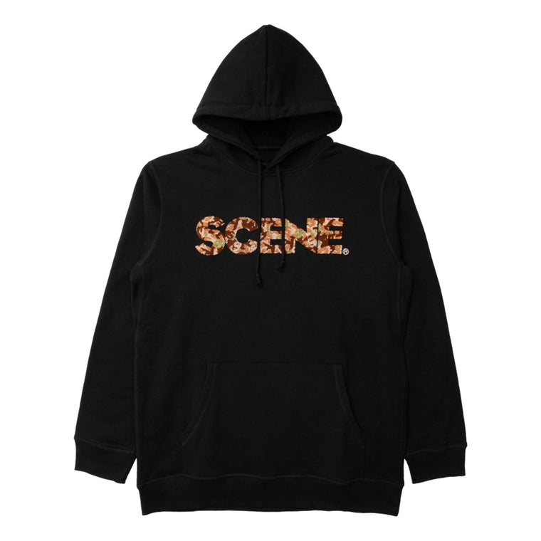 SCENE BY ICE FIRE LOGO HOODIE-BLACK