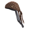 SWIRLED WORLD MONOGRAM DURAG-BROWN