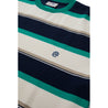 PUBLISH LOGO STRIPES TEE-GREEN