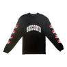 2ND CLOSET "LOVE BEARS" PRINTED L/S T-SHIRT-BLACK