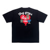 2ND CLOSET LOVE FRY GUYS BALLON T-SHIRT-BLACK