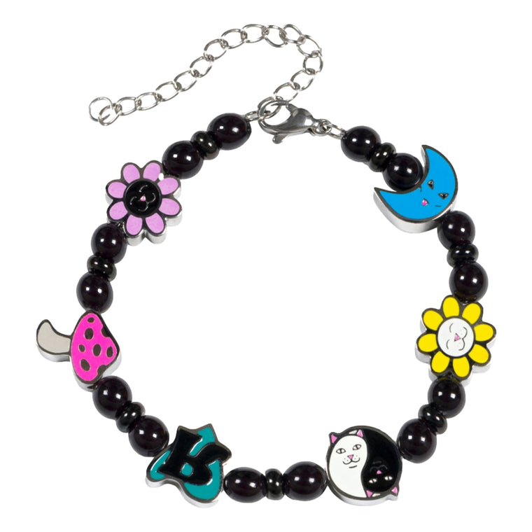 RIPNDIP LUCKY CHARMS BRACELET-BLACK