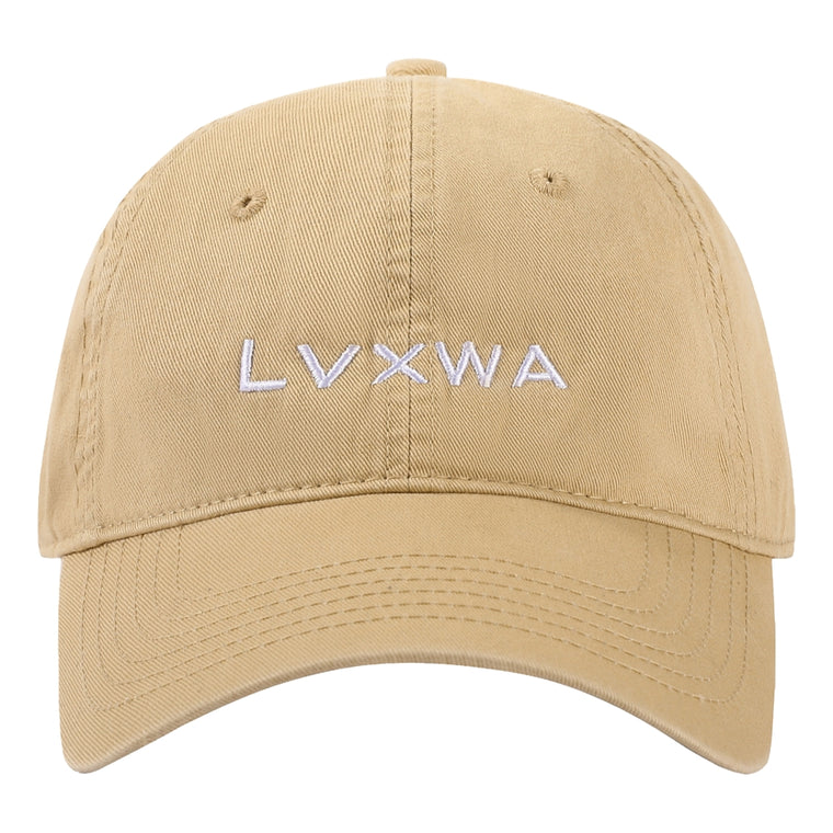 LVXWA EMB LOGO CAP-BEIGE