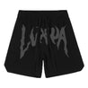 LVXWA PRINTED SHORTS-BLACK