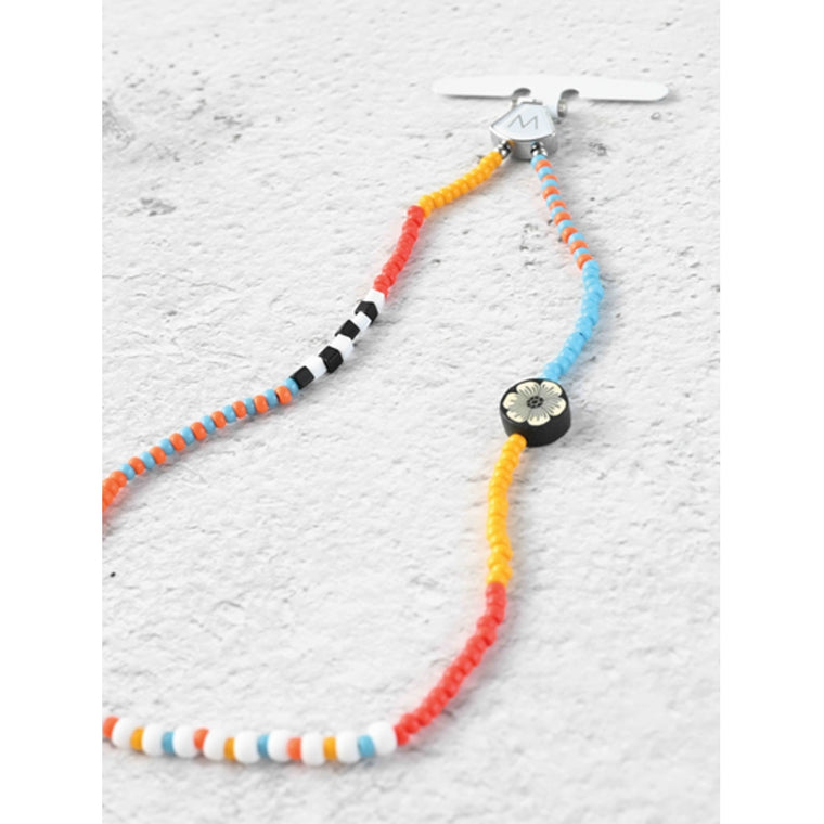 M. CRAFTSMAN M.BEADS PHONE BRACELET - HIBICUS