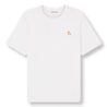 MAISON KITSUNE M CHILLAX FOX PATCH REGULAR TEE SHIRT-WHITE