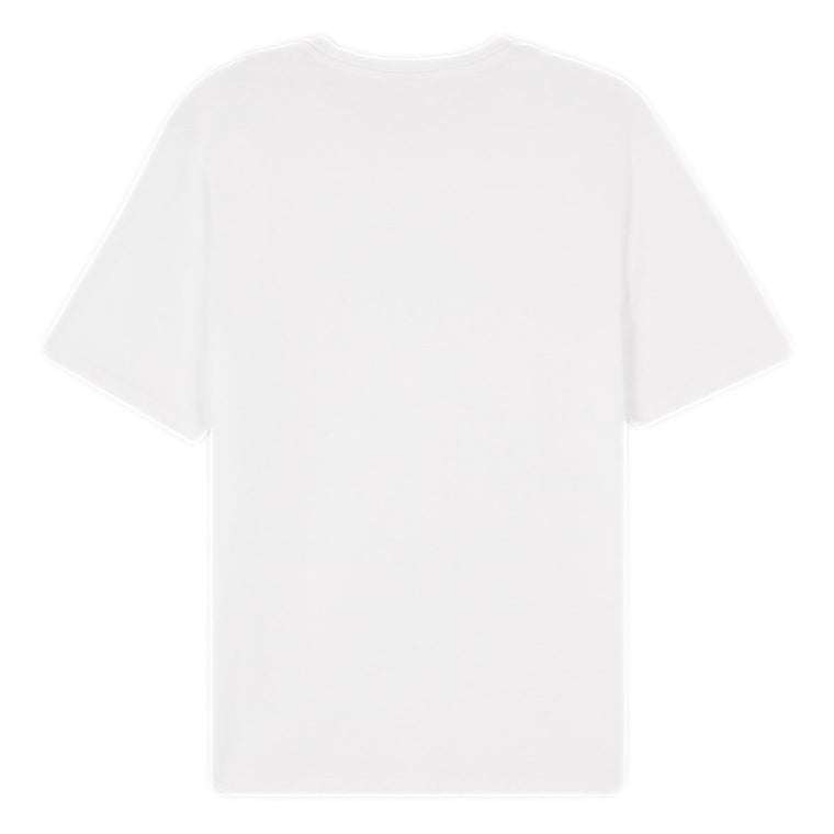 MAISON KITSUNE M CHILLAX FOX PATCH REGULAR TEE SHIRT-WHITE