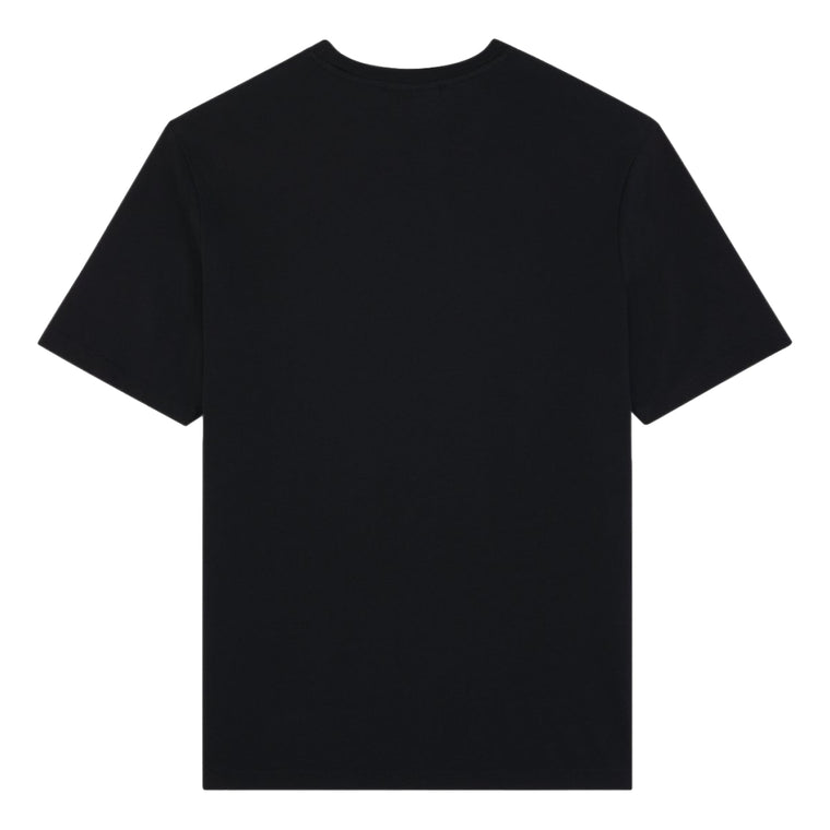 MAISON KITSUNE M FOX HEAD PATCH REGULAR TEE SHIRT-BLACK