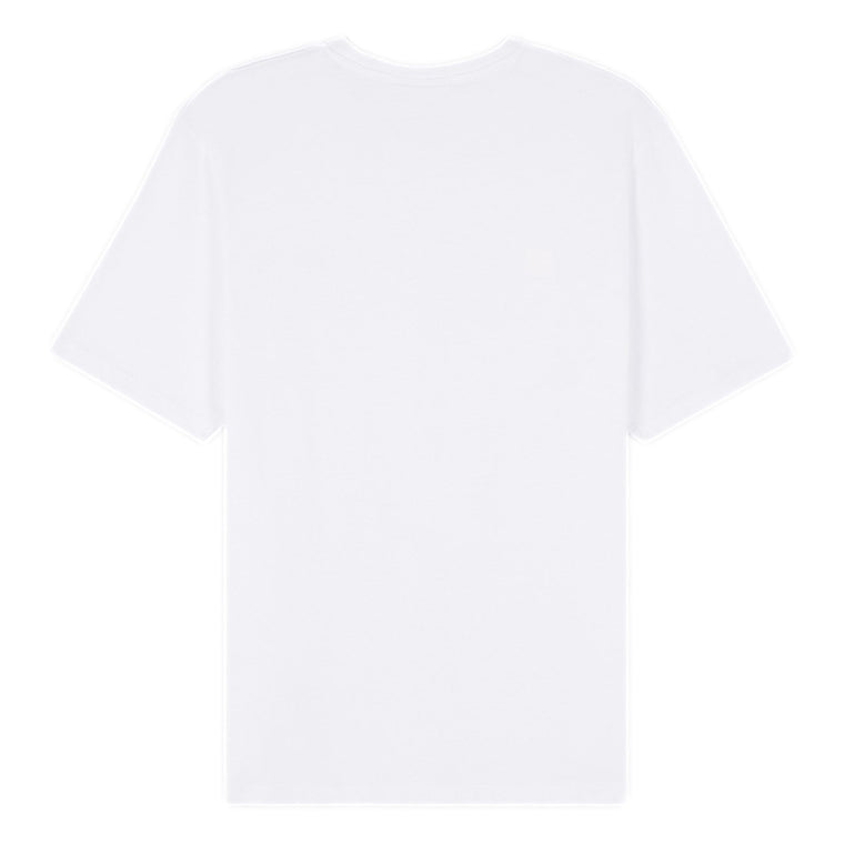 MAISON KITSUNE M FOX HEAD PATCH REGULAR TEE SHIRT-WHITE