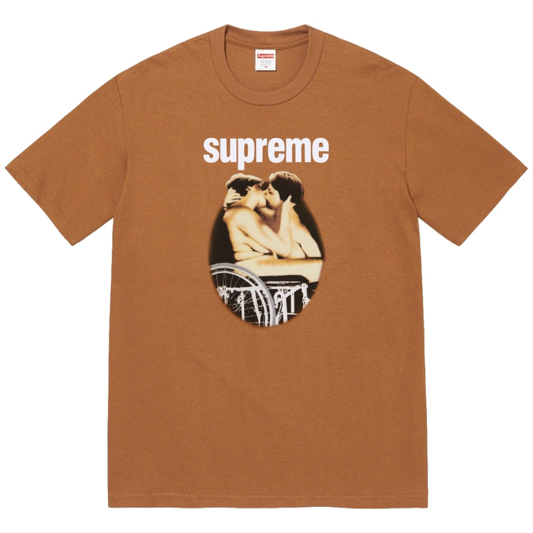 SUPREME KISS TEE-BROWN