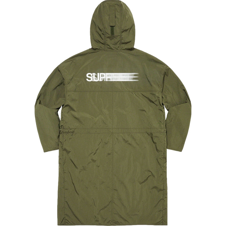 SUPREME MOTION LOGO LIGHTWEIGHT PARKA-OLIVE