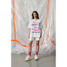 MISHKA W MULTI KEEP WATCHPRINTED T-SHIRT-WHITE