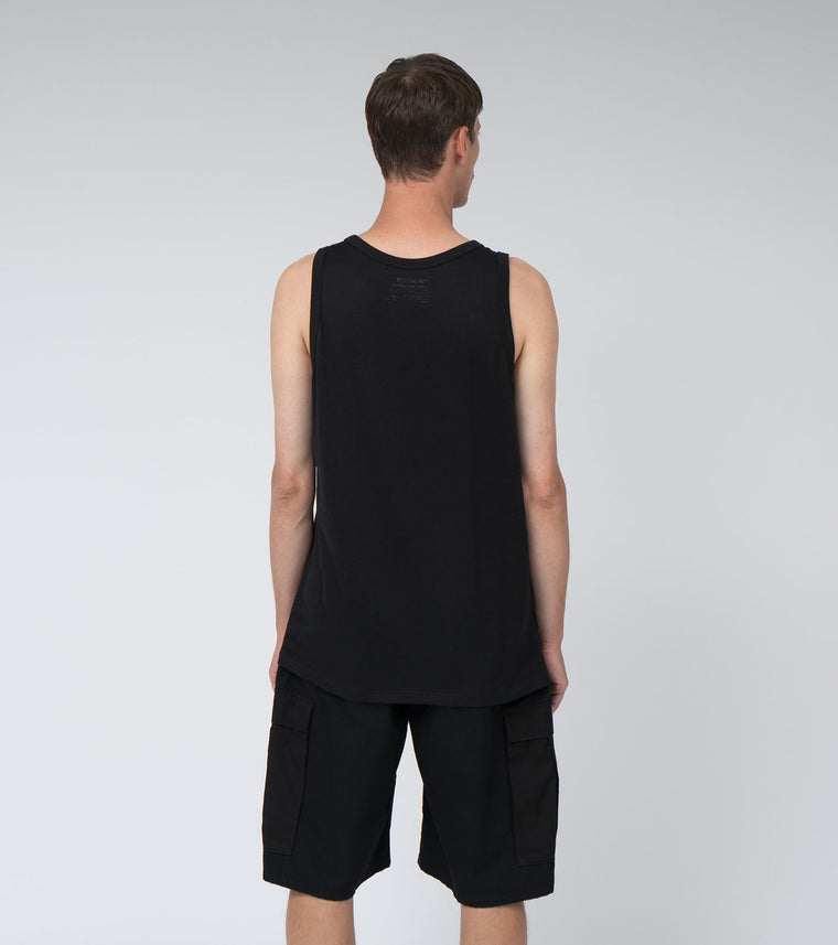 Nanamica NANAMICA LOOPWHEEL COOLMAX JERSEY TANK-BLACK