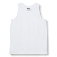 Nanamica NANAMICA LOOPWHEEL COOLMAX JERSEY TANK-WHITE