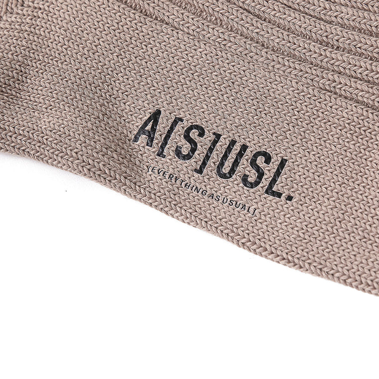 A[S]USL NEW SIGNATURE SOCKS-MOKA