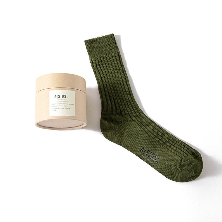 A[S]USL NEW SIGNATURE SOCKS-OLIVE