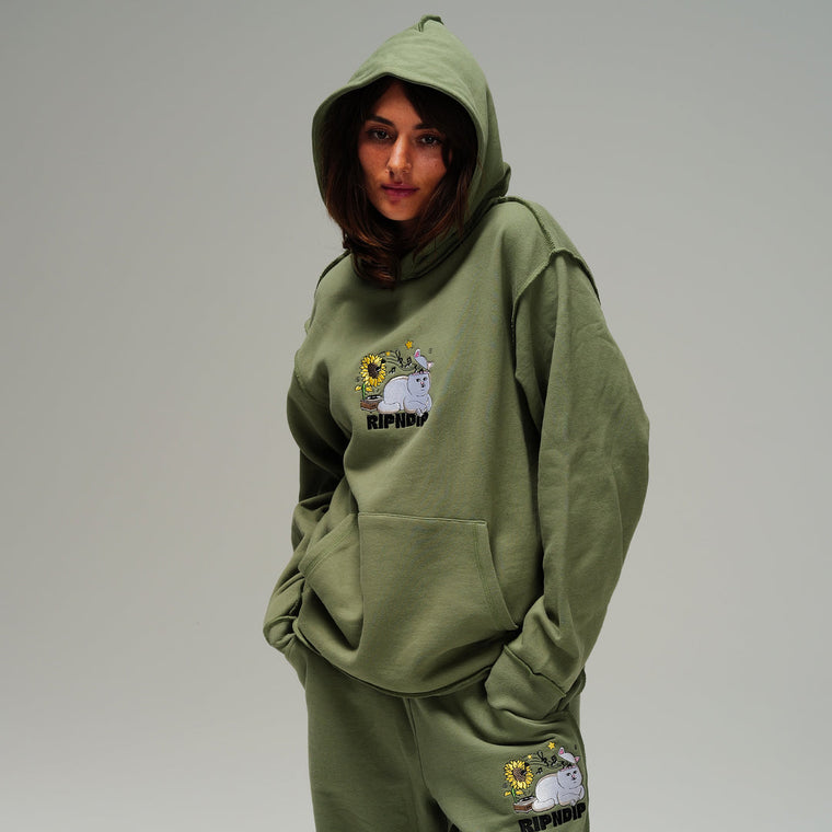 RIPNDIP NO MUSIC NO LIFE HOODIE-GREEN