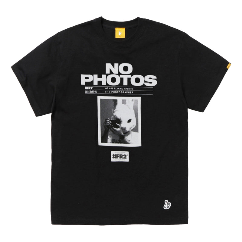 FR2 NO PHOTOS T-SHIRT-BLACK - Popcorn Store