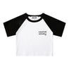 NEUTRAL SOCIETY NS LOGO MINI ROGLAN TEE-WHITE