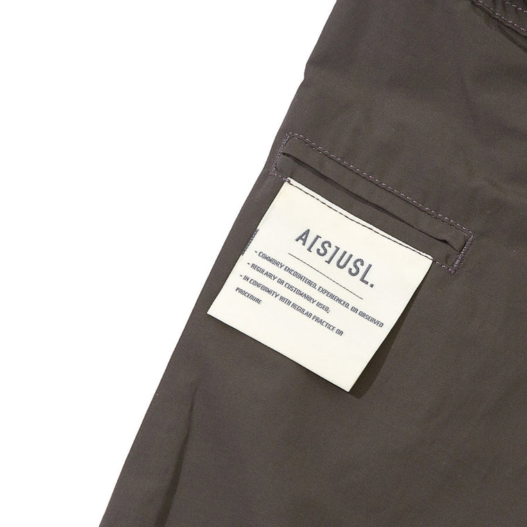 A[S]USL NYLON ZIPPER PANTS-CHARCOAL