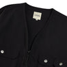 A[S]USL NYLON ZIPPER POCKET JACKET-BLACK