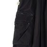 A[S]USL NYLON ZIPPER POCKET PANTS-BLACK