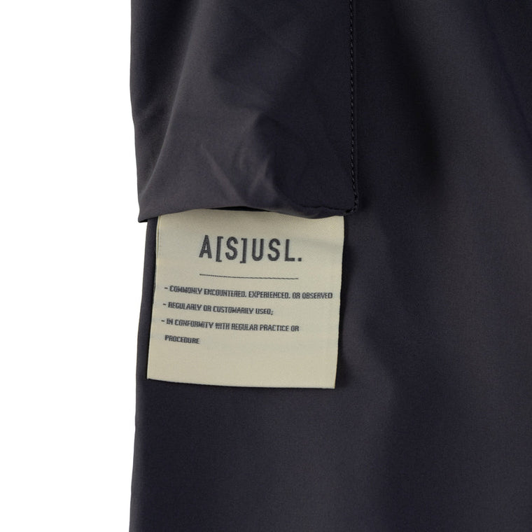 A[S]USL NYLON ZIPPER POCKET PANTS-CHARCOAL