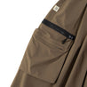 A[S]USL NYLON ZIPPER POCKET PANTS-MOKA