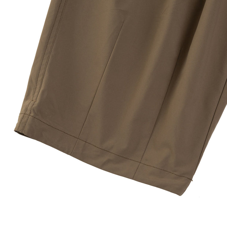 A[S]USL NYLON ZIPPER POCKET PANTS-MOKA