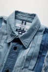 FUNDAMENTAL OBI S/S SHIRT 3YR WASH-INDIGO