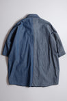 FUNDAMENTAL OBI S/S SHIRT RINSE-INDIGO