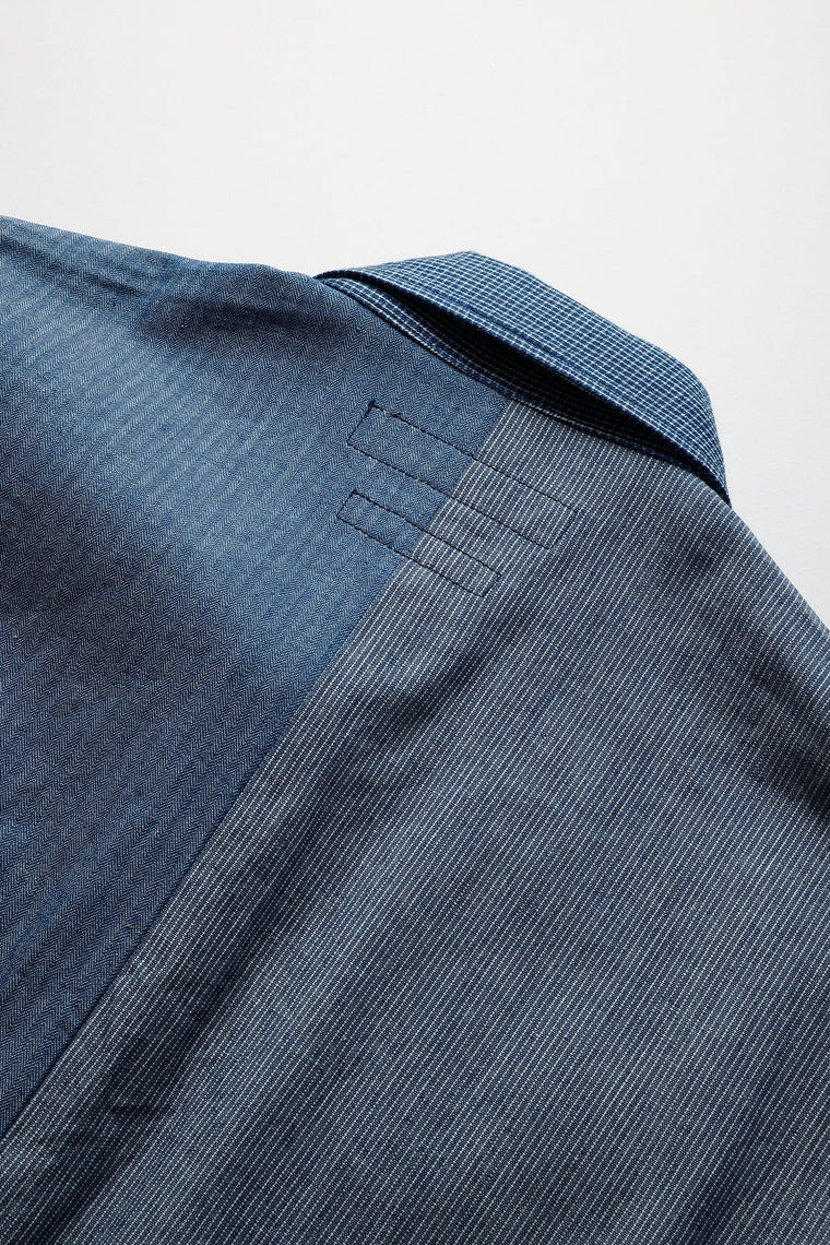 FUNDAMENTAL OBI S/S SHIRT RINSE-INDIGO