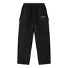 ORI FREDERIQO OF LETTER DETACHABLE CARGO PANTS-BLACK