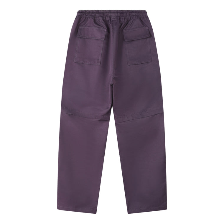 ORI FREDERIQO OF LETTER DETACHABLE CARGO PANTS-PURPLE