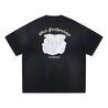 ORI FREDERIQO WSH PRINT SS TEE-BLACK