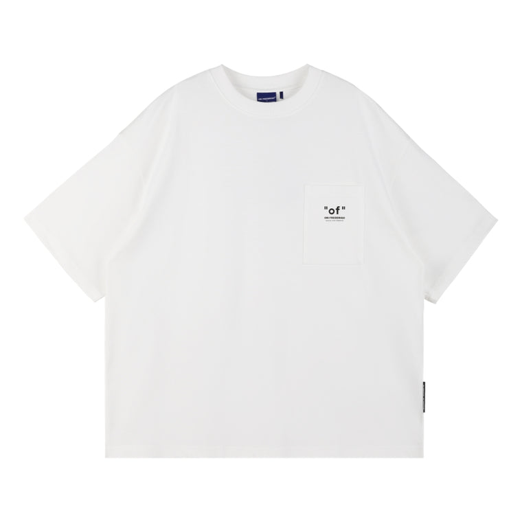 ORI FREDERIQO OF WAHSED PRINTED SS TEE-WHITE