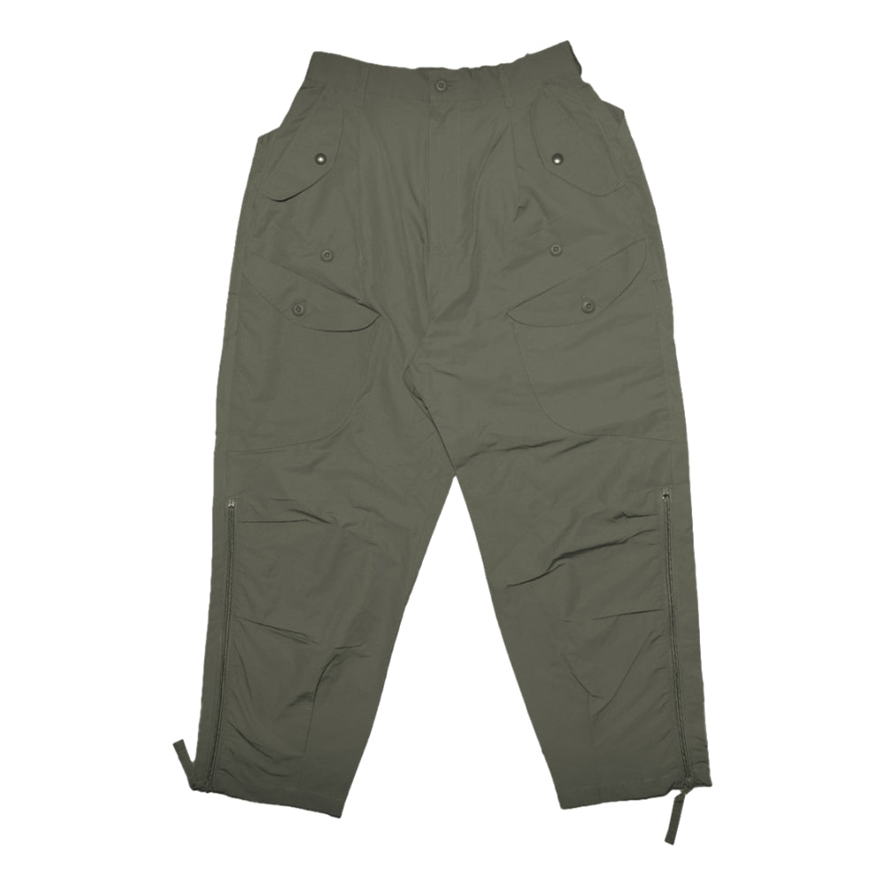 OPEN DIALOGUE OPEN DIALOGUE X WILDTHINGS KNEE PLEATED CARGO PANTS-GREY ...