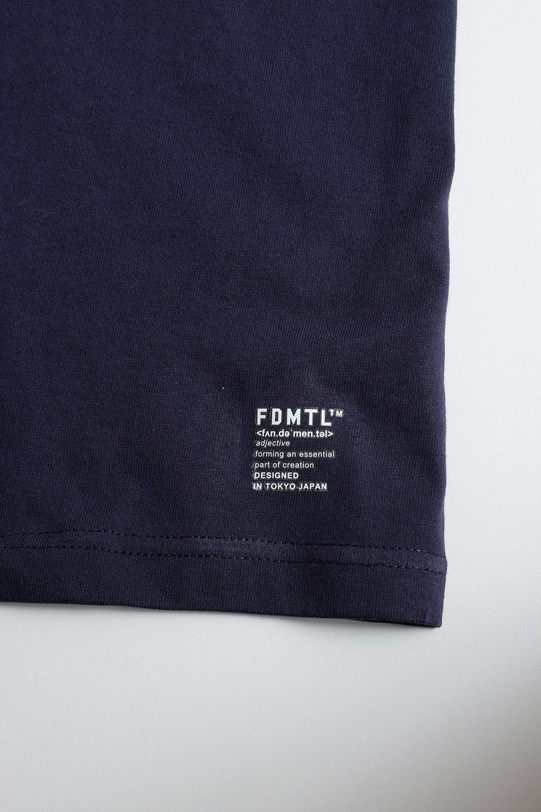 FUNDAMENTAL ORIGAMI TEE-NAVY