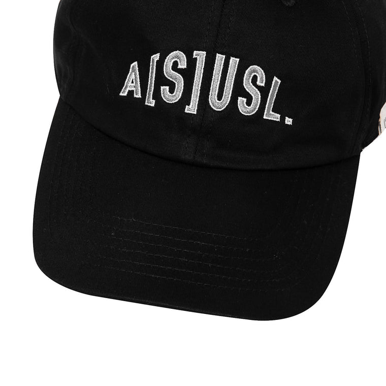 A[S]USL KIDS OUTLINE LOGO DAD CAP-BLACK