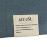 A[S]USL PATCHWORK L/S POLO SHIRT-SLATE