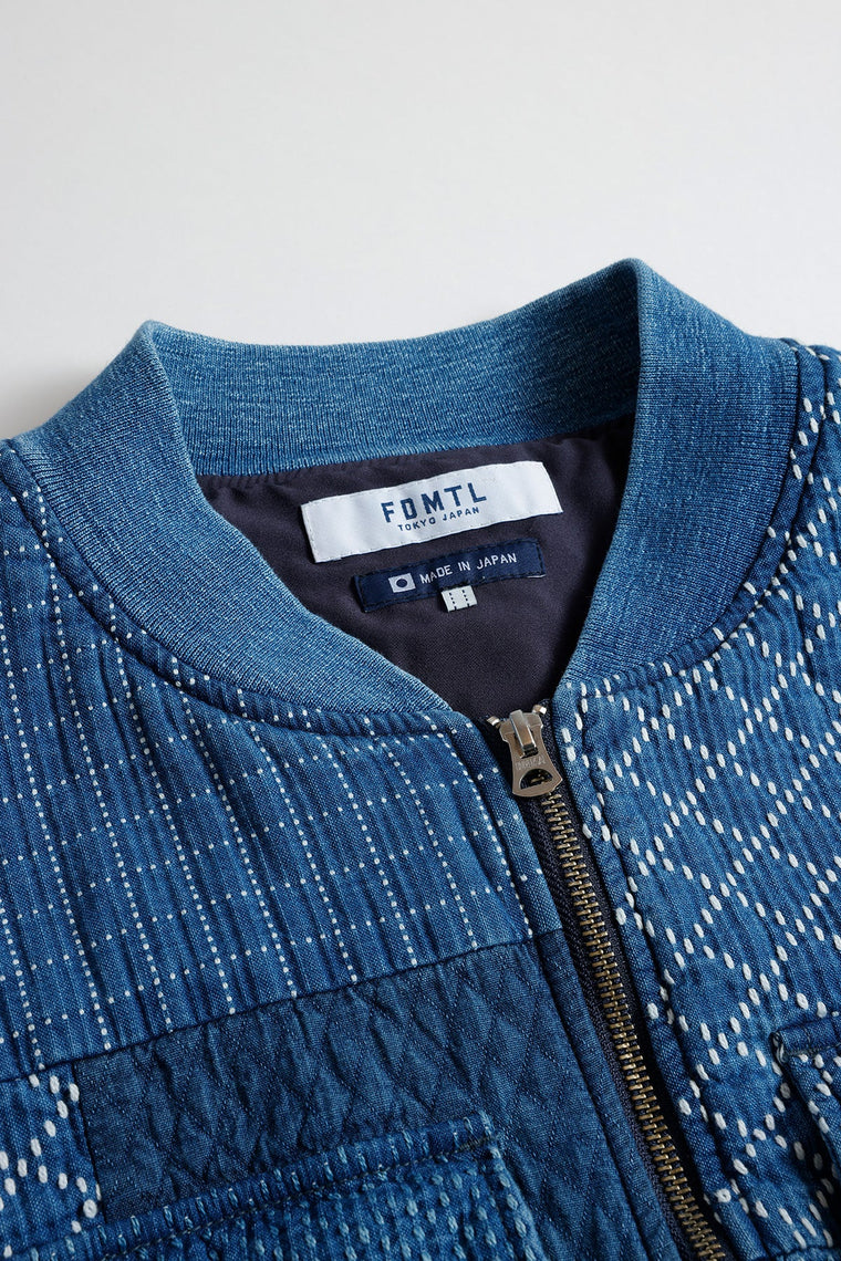 FUNDAMENTAL PATCHWORK POCKET JACKET 3YR WASH-INDIGO