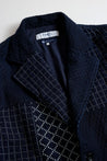 FUNDAMENTAL PATCHWORK SPORT JACKET RINSE-INDIGO