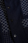 FUNDAMENTAL PATCHWORK SPORT JACKET RINSE-INDIGO