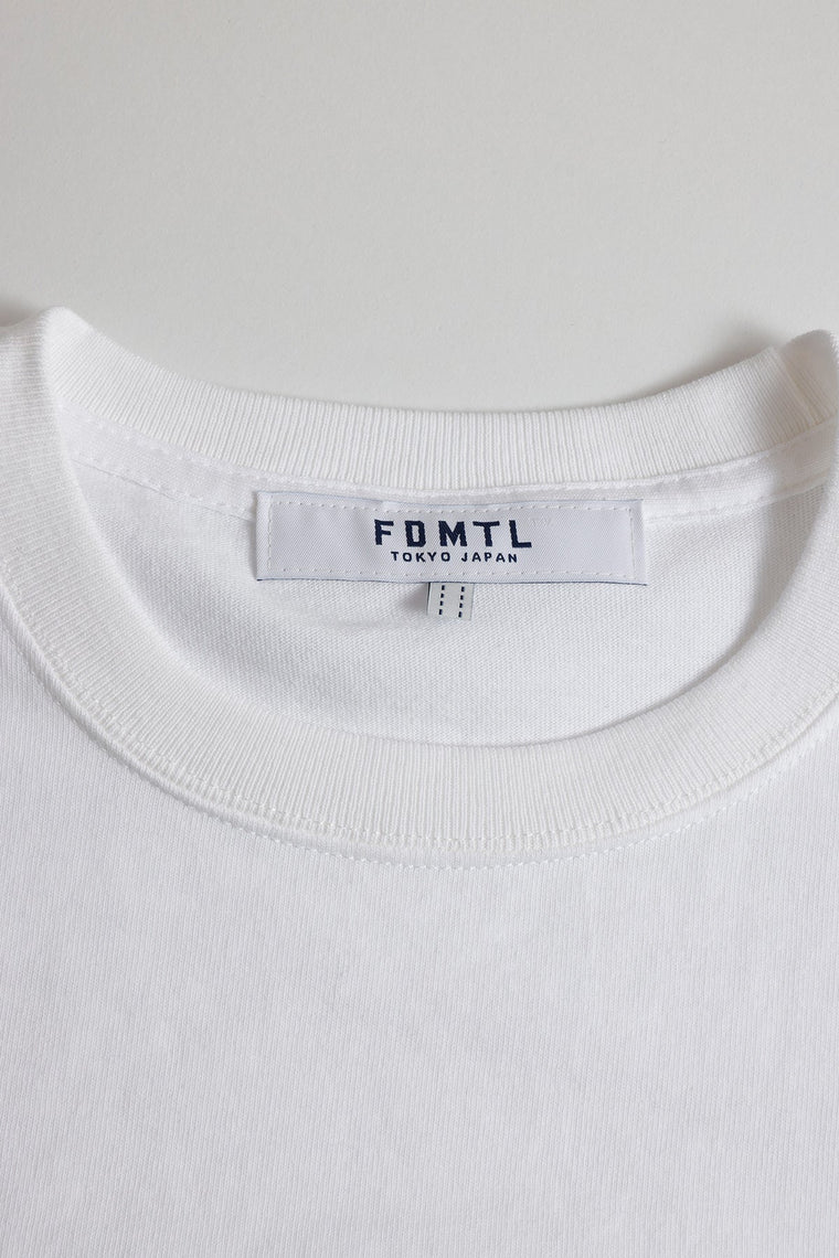 FUNDAMENTAL PATCHWORK TEE-WHITE