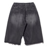 PUBLISH THE CLUB WASHED DENIM SHORTS-BLACK