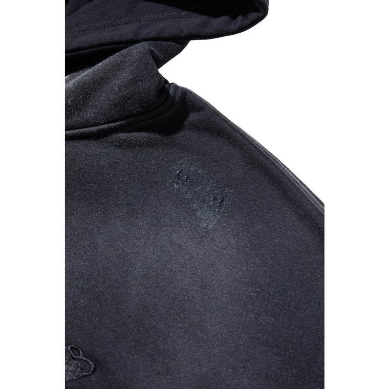 PUBLISH PB RACING WASHED L.S HOODIE-BLACK