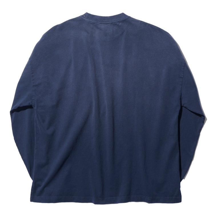 PUBLISH PB RACING WASHED L/S TEE-NAVY